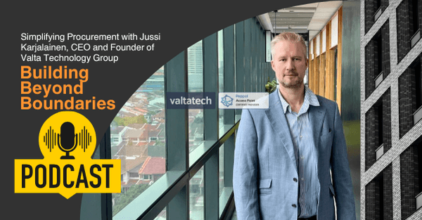 Simplifying Source-2-Pay and Peppol eInvoicing automation – a technopreneur journey podcast with Founder and CEO of Valtatech, Jussi Karjalainen